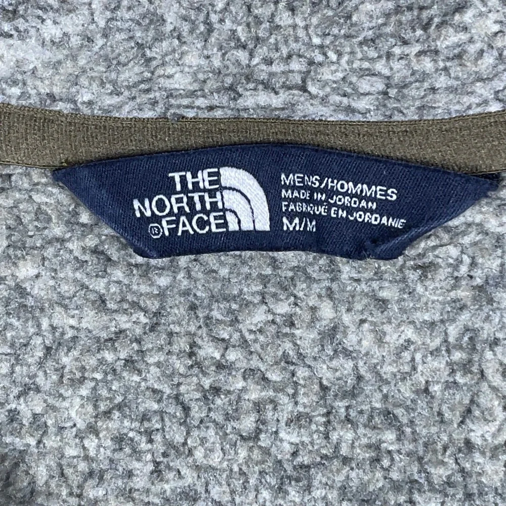 The North Face Mens Gordon Lyons Full Zip Hoodie Olive Green Heather Size M